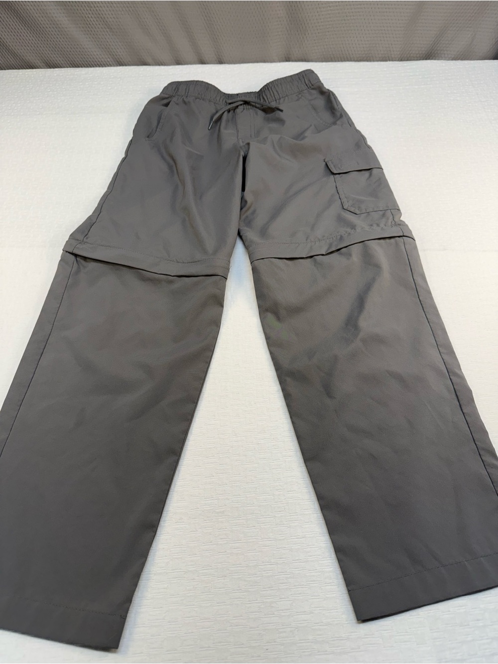 Columbia Omni-Shield Gray Convertible Cargo Pants Youth Size Medium